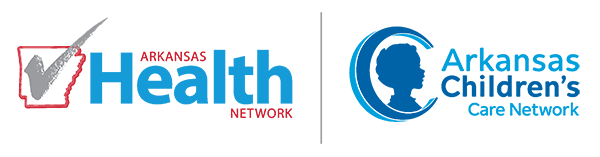 Logos for Arkansas Helth Network and Arkansas Children's Care Network